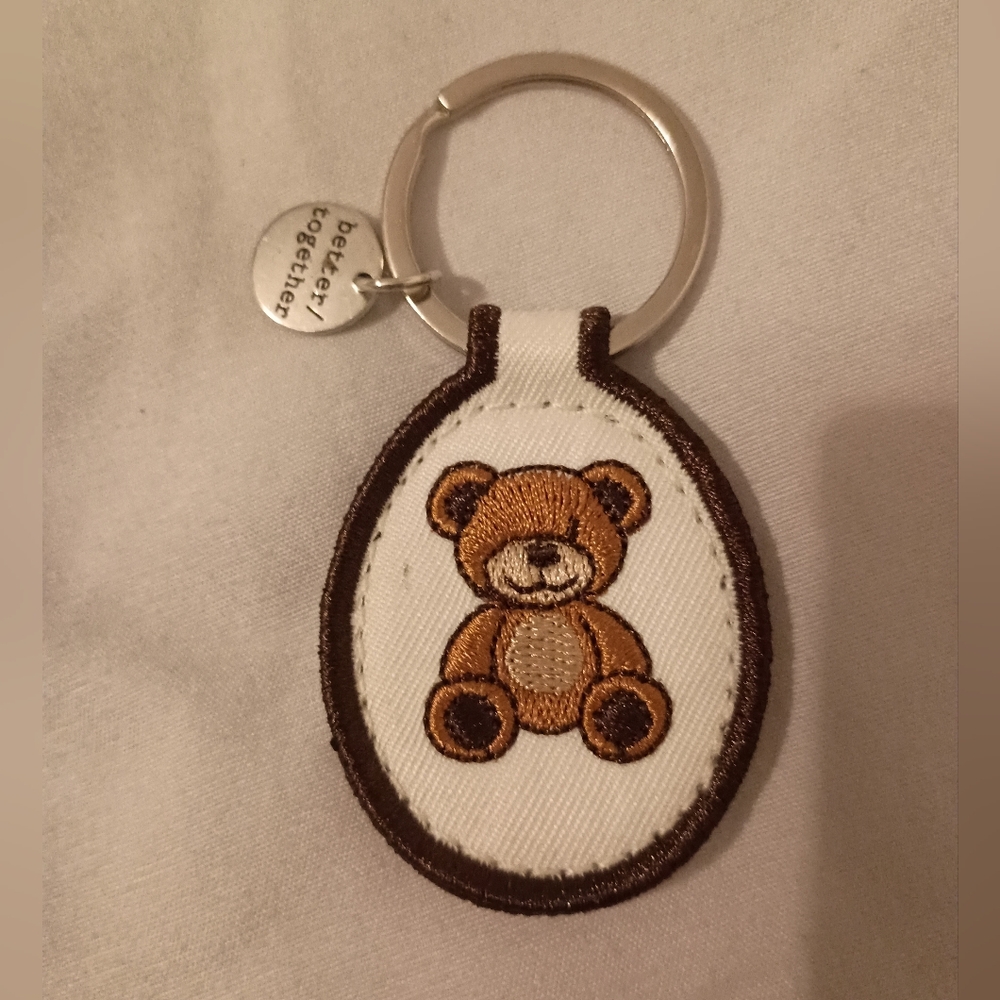 3/$10 🌟 NWOT Cute Better Together Brown Teddy Bear Keychain